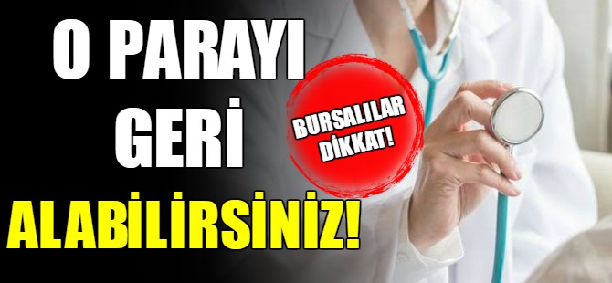 Bursalılar dikkat!