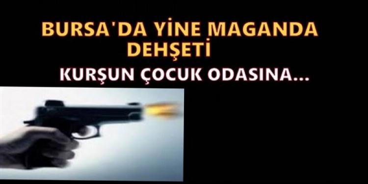 Çocuk odasına maganda kurşunu...