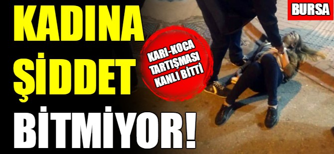 Kadına şiddet bitmiyor!