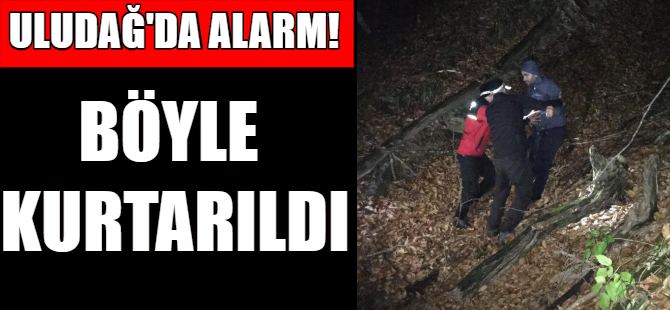 Uludağ'da kaybolan dağcı bulundu