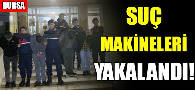 Bursa'da jandarmadan kaçamadılar