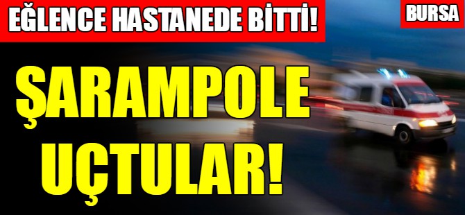 Araç şarampole uçtu!