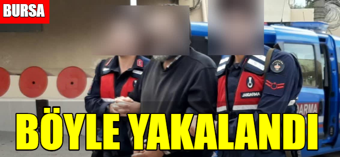 Firari şahıs Bursa'da yakalandı