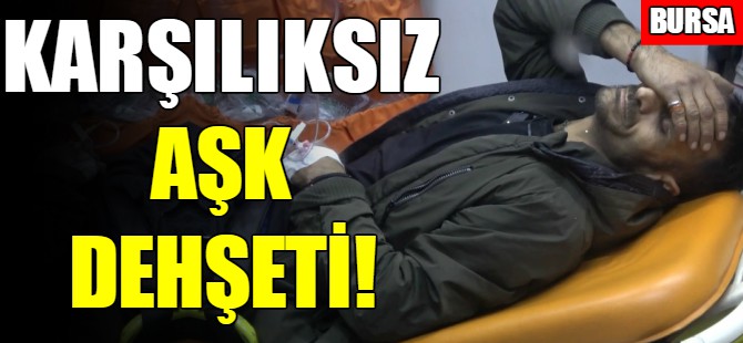 Platonik aşığı dehşet saçtı!
