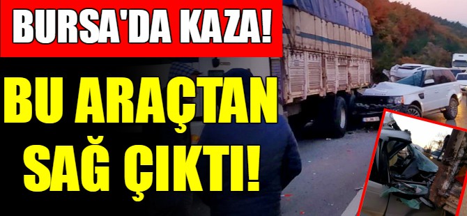 Bursa'da kaza!