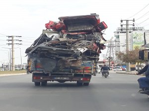 Trafikte tehlike saçtı