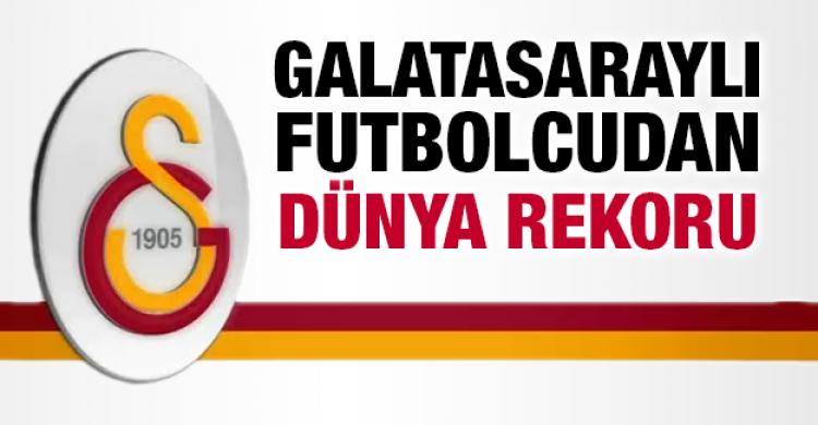 Galatasaraylı futbolcudan dünya rekoru