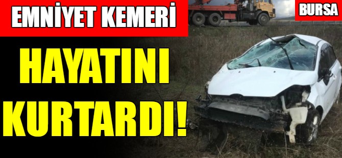 Bursa'da korkutan kaza