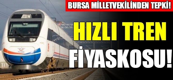 Kayışığlu'ndan 'Hızlı Tren' tepkisi