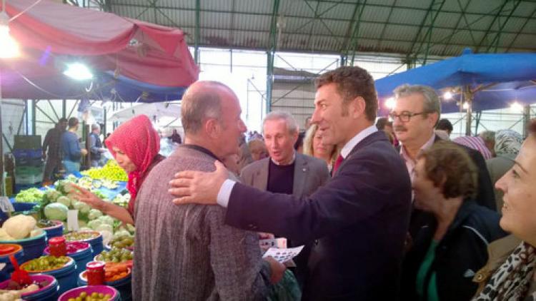 CHP'li Sarıbal, üreticinin nabzını tuttu