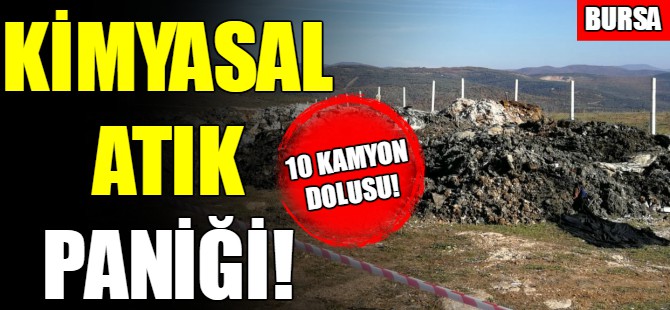Kimyasal atık paniği!
