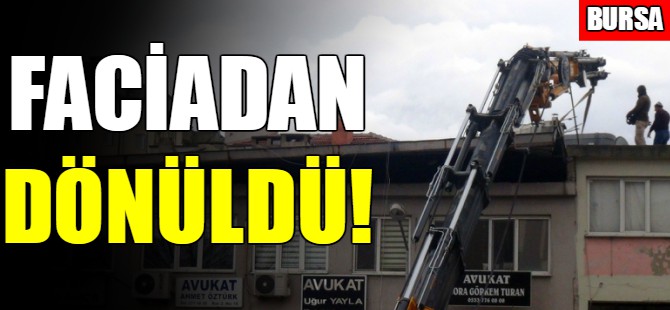 Bursa'da faciadan dönüldü!