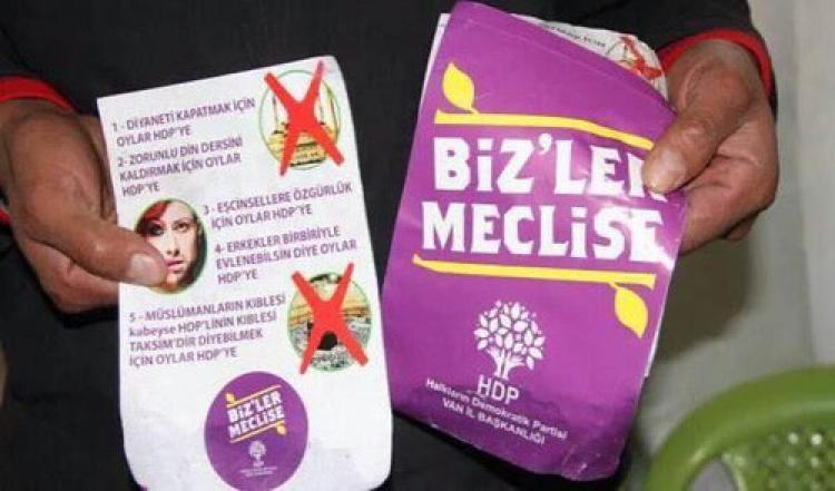 Van’da sahte HDP bildirgesi dağıtıldı