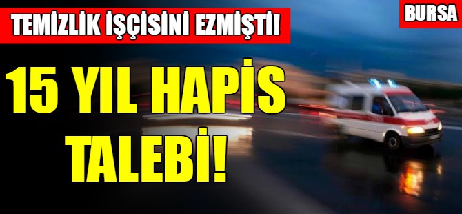 Temizlik işçisini ezmişti
