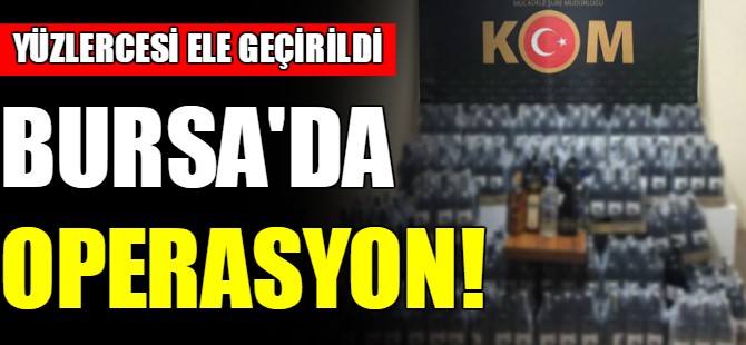 Bursa'da kaçak sigara operasyonu