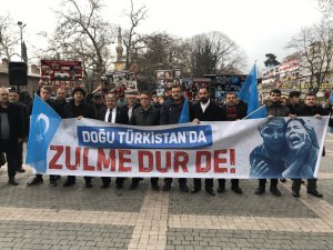 Bursa'da Doğu Türkistan eylemi