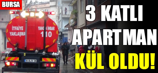 Bursa'da yangın!