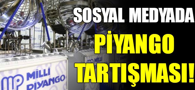 Sosyal medyada piyango tartışması