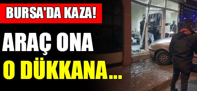 Bursa'da kaza!