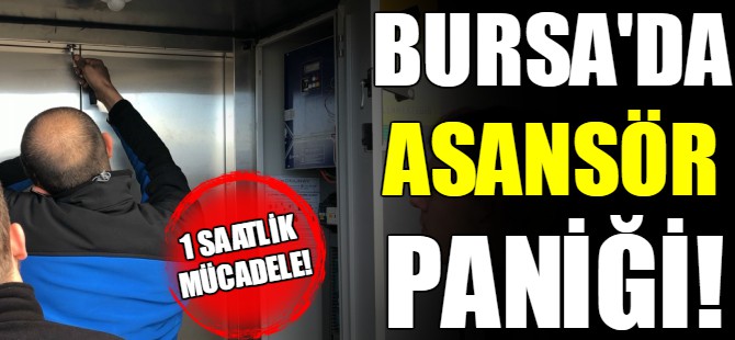 Öğrenciler asansörde mahsur kaldı