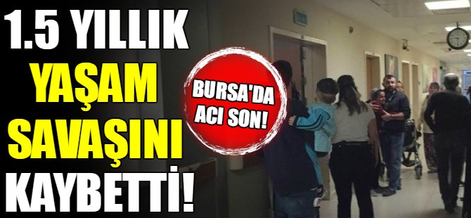 Bursa'da acı son!