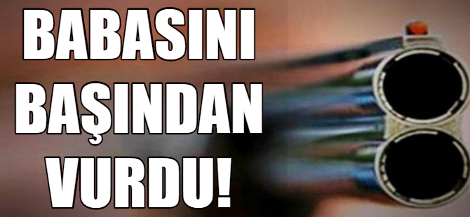 Babasını öldürdü
