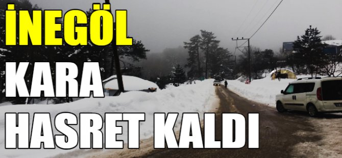 İnegöllüler kar bekliyor