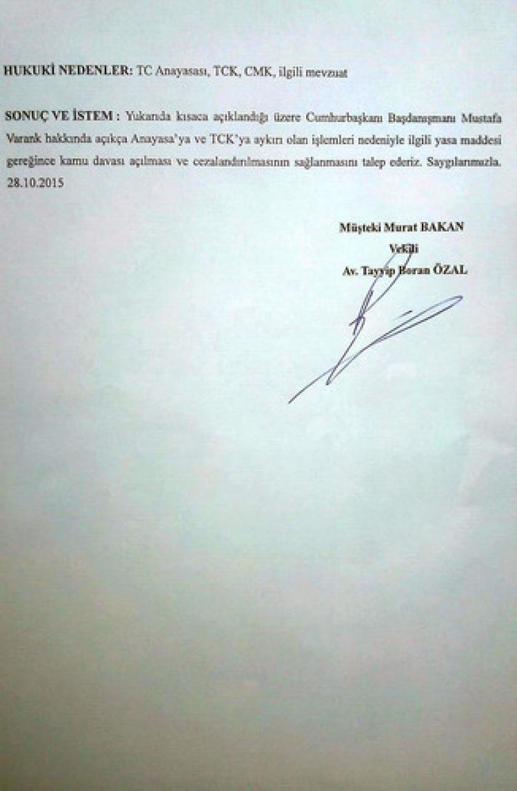 CHP'li Bakan'dan, Mustafa Varank hakkında suç duyurusu