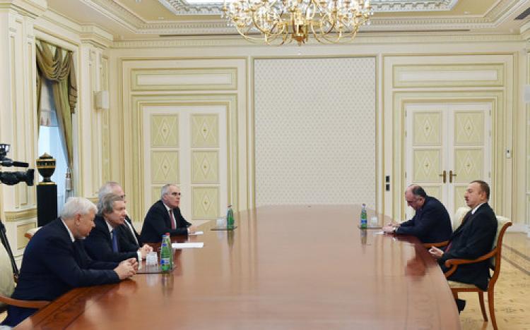 Aliyev AGİT Minsk heyetini kabul etti