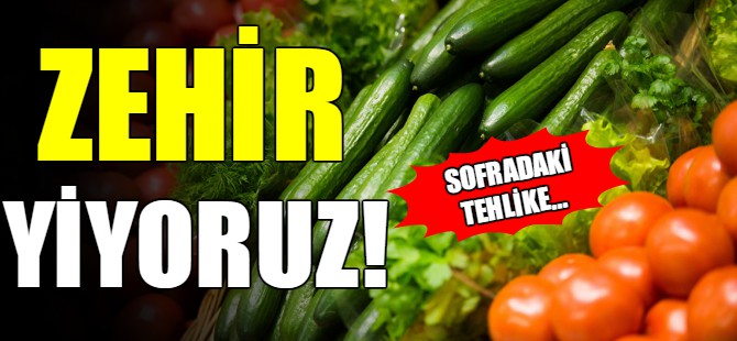 Zehir yiyoruz!