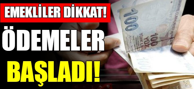 Emekliler dikkat!