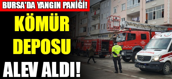 Bursa'da yangın paniği!