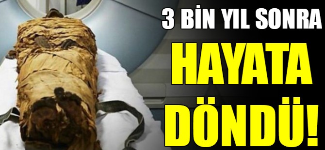 Mumyanın sesi hayata döndü