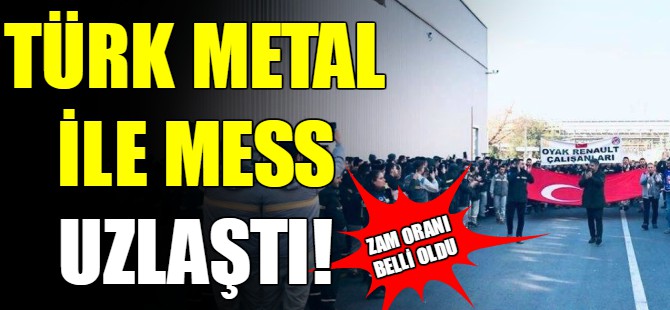Türk Metal ile MESS uzlaştı