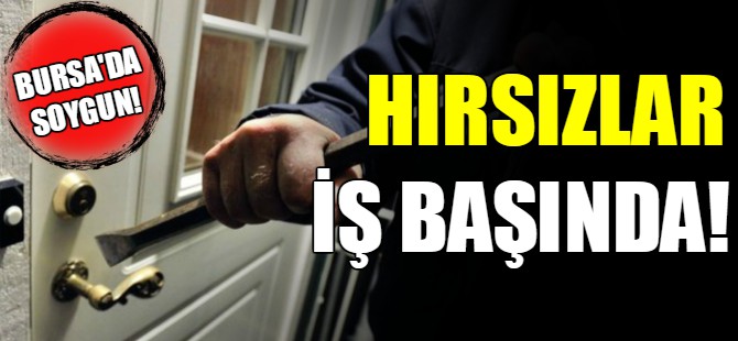 Bursa'da hırsızlar iş başında