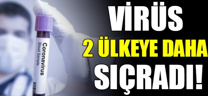 Virüs 2 ülkeye daha sıçradı