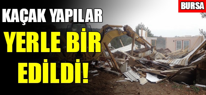 İnegöl'de yıkım