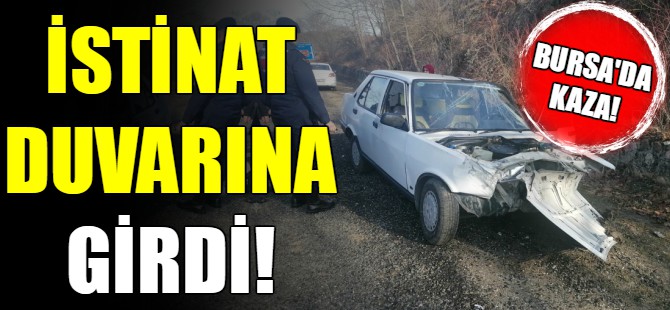 Bursa'da kaza: 2 yaralı
