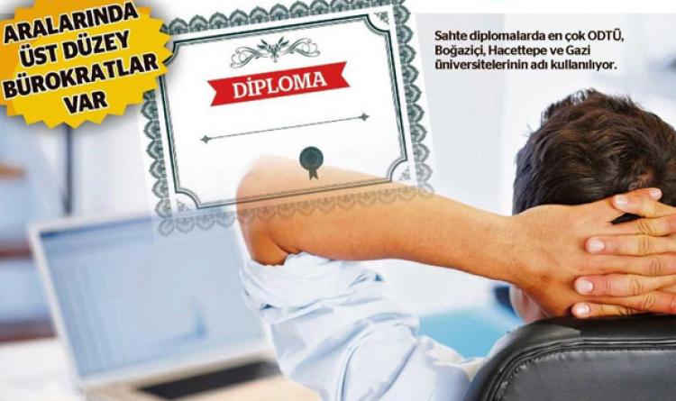 1000 bürokratın diploması sahte çıktı