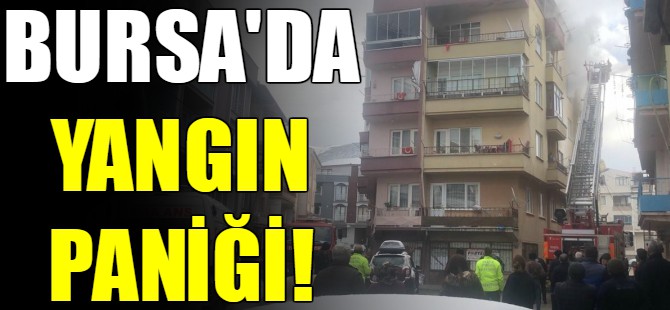 Bursa'da yangın paniği!