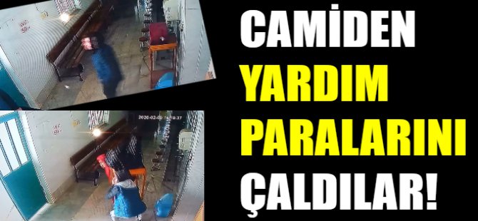 Bursa'da camide hırsızlık