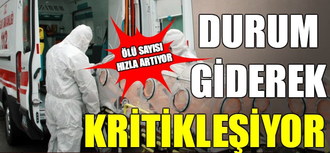Virüs nedeniyle en çok can kaybı dün yaşandı