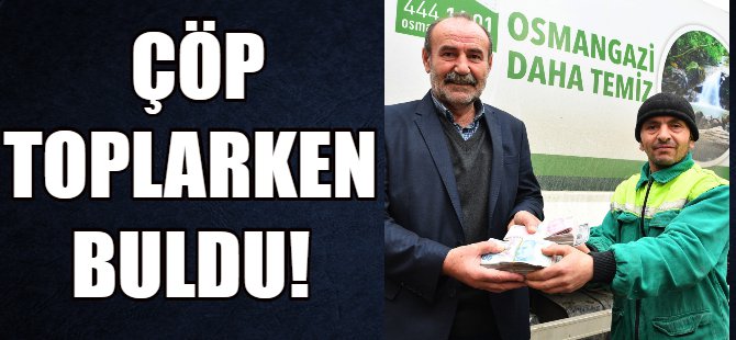 Temizlik işçisinden örnek davranış