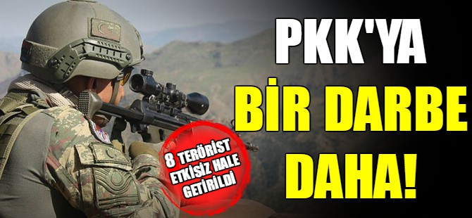 Terör hedefleri vuruldu