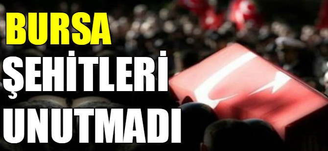 Bursa’da şehitlere saygı konvoyu