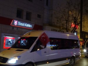Bursa'da şehitler için konvoy