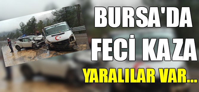 Bursa'da kaza: 5 yaralı