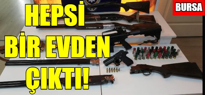 Bursa'da cephanelik gibi ev