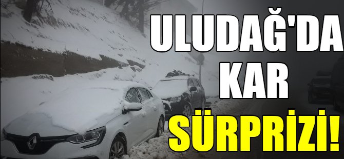 Uludağ'da kar sürprizi