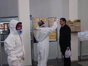 Bursa adliyesinde korona önlemi